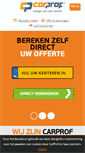 Mobile Screenshot of carprof.nl